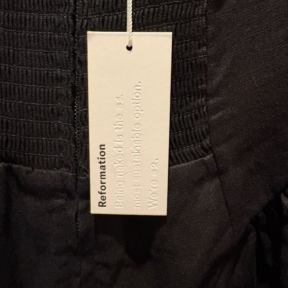 Reformation Oaklyn Linen Dress size 8, NWT - Picture 12 of 13